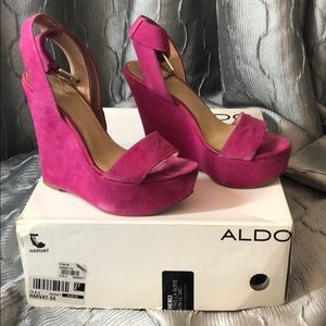 Aldo Harvet Platform Wedges